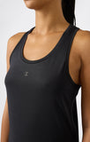 Camiseta Tirantes Mujer Champion Negra 118512 – Top Deportivo Fitness Ajustado - Puber Sports