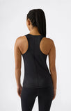 Camiseta Tirantes Mujer Champion Negra 118512 – Top Deportivo Fitness Ajustado - Puber Sports