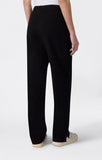Pantalón mujer Champion bajo recto y cremallera bolsillos sin felpa 118740 negro - Puber Sports