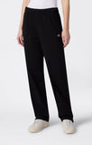 Pantalón mujer Champion bajo recto y cremallera bolsillos sin felpa 118740 negro - Puber Sports