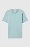 Camiseta Champion basica algodon premium logo pequeño bordado 220278 Azul claro - Puber Sports