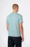 Camiseta Champion basica algodon premium logo pequeño bordado 220278 Azul claro - Puber Sports