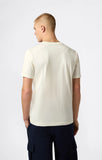 Camiseta Champion basica algodon premium logo pequeño bordado 220278 Beige - Puber Sports