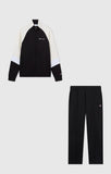 Chándal Champion SWEATSUIT 222692 KK001 negro y blanco, chaqueta y pantalón separados
