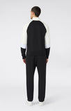 Chándal Champion SWEATSUIT 222692, vista trasera de chaqueta y pantalón negros