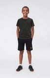 Camiseta niños Champion logo grande bordado a tono 307337 ES510 Gris carbon - Puber Sports