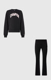 Conjunto Champion niña 405461 negro con sudadera y pantalón a juego
