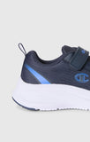 Zapatillas Champion Alpha Max Low marino vistas desde arriba con plantilla Champion