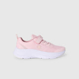 Zapatilla Champion Alpha Max Low rosa vista lateral opuesta con la C de Champion