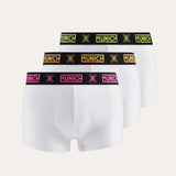 Calzoncillos MUNICH Hombre Boxer Pack 3 unidades Blanco