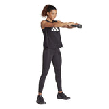 Camiseta Adidas mujer entreno sin mangas LOGO IT0539 Negro