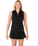 Camiseta Asics mujer PADEL COURT TANK 2042A383 Negro