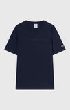 Camiseta Champion logo central bordado a tono 220273 BS501 Marino