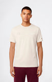 Camiseta Champion logo central bordado a tono 220273 Ys084 Beige