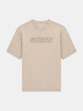 Camiseta Guess Hombre Beige Logo Central – Gustave Z6GI01 - Puber Sports