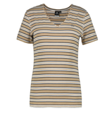 Camiseta Luhta cuello v y rayas KIVIHAKA LD 37280 021 Beige