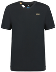 Camiseta Luhta hombre Aakkola cuello pico 37501 negro