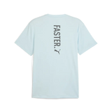 Camiseta running hombre Puma GRAPHICS RUN FASTER 526563 47 Azul claro