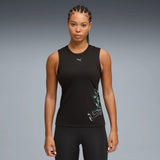 Camiseta mujer Puma tirantes GREEN TERRAINS 528079 01 negro