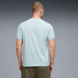 Camiseta Puma básica logo pequeño bordado 682535 48 azul claro - Puber Sports