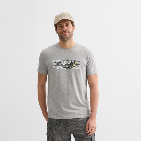 Camiseta Munich Stadium Lifestyle 2507443 Gris