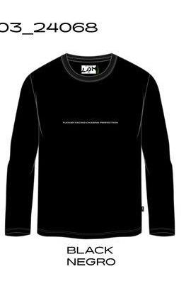 Camiseta hombre Losan manga larga 24068 negro Puber Tu