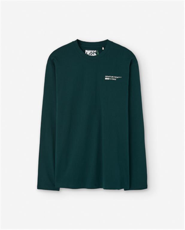 Camiseta hombre Losan manga larga 24085 Morado Puber Tu