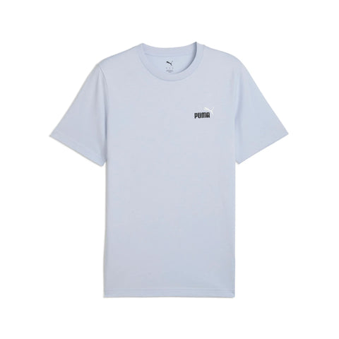 Camiseta hombre Puma Básica logo pequeño bordado 684717 47 Celeste