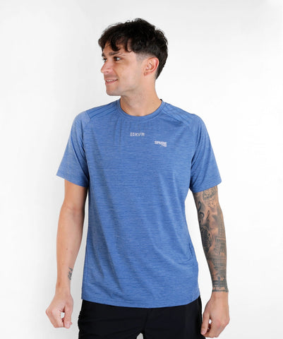 Camiseta hombre running BCN técnica EITAN 7015035 Azul