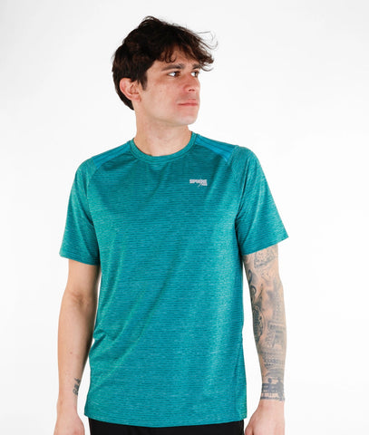 Camiseta hombre running BCN técnica EITAN 7015035 Verde