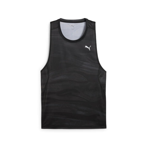 Camiseta hombre running Puma VELOCITY AOP Tirantes 526596 01 negro