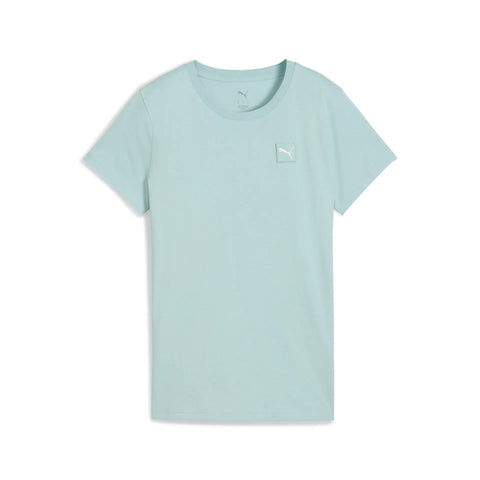 Camiseta mujer Puma ELEVATED logo bordado 685016 67verde menta