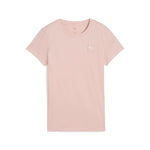 Camiseta mujer Puma ELEVATED logo bordado 685016 91 rosa quarzo