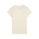 Camiseta mujer Puma ELEVATED logo bordado 685016 99 Beige