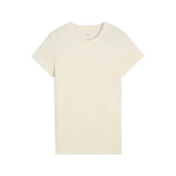Camiseta mujer Puma ELEVATED logo bordado 685016 99 Beige