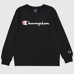 Camiseta niño Champion manga larga 3068830 KK001 negro