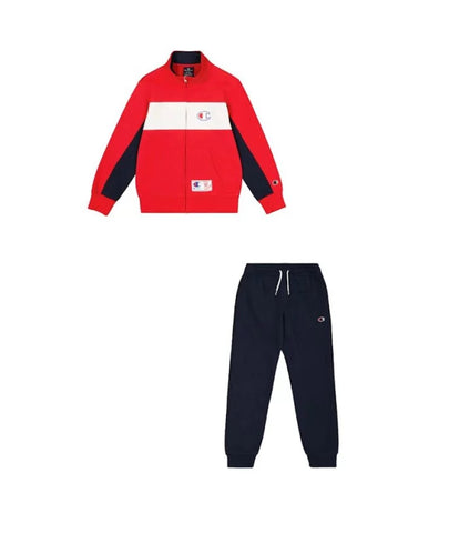 Chandal niño Champion chaqueta + pantalón 306861 Rs011 rojo