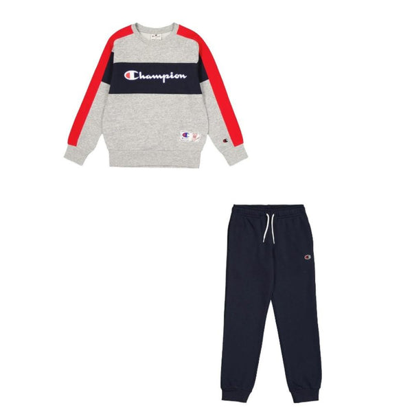Chandal niño Champion sudadera pantalón 306862 EM021 gris
