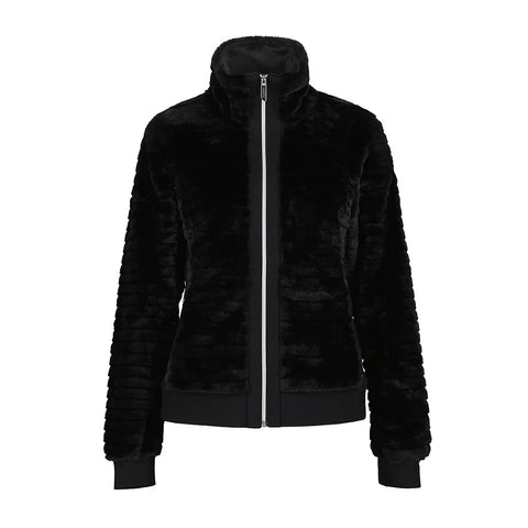 Chaqueta mujer Luhta pelo Isolahti 38255 negro