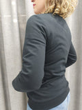 Chaqueta mujer SLX estampado azteca marino 4116 - Puber Sports