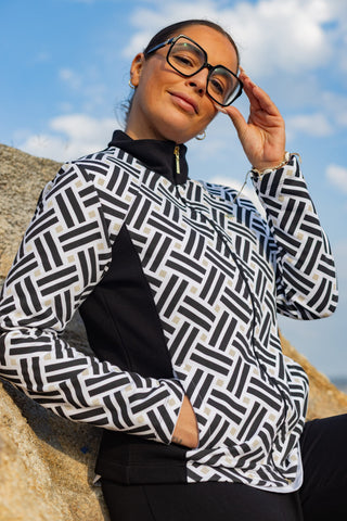 Chaqueta mujer SLX Geometria costadillos 4107 Negro