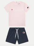 Conjunto Camiseta + short niña Champion 307055 PS195 Rosa
