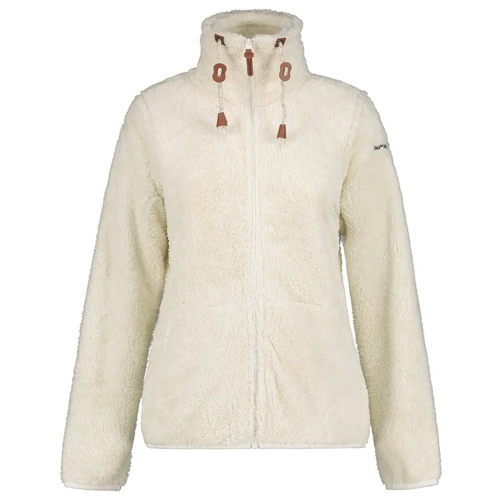 Chaqueta Polar Blanca Mujer Fairbanks Chaqueta Polar Con Botones