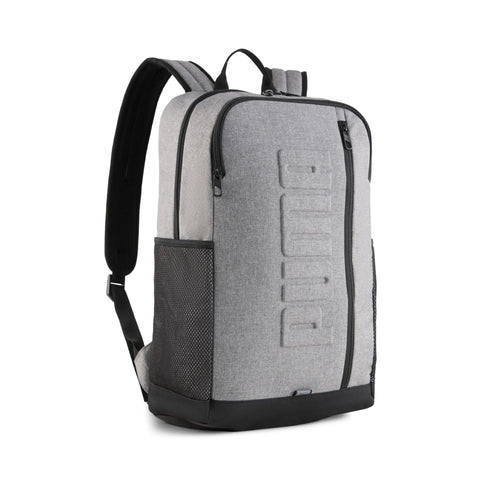 Mochila PUMA LOGO FLOCK HEATHER 091349 01 Gris
