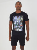 Camiseta Brave Soul CALAVERAS FAMOSOS legeb Negro