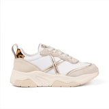 Zapatillas Munich WAVE 182 Blanco y Dorado – Mujer