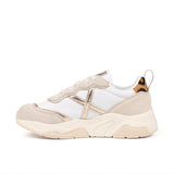 Zapatillas Munich WAVE 182 Blanco y Dorado – Mujer