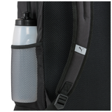 Mochila PUMA Buzz 091153 negra - Detalle bolsillo lateral de malla con botella