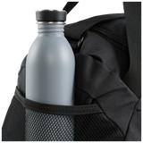 Bolsa PUMA Fundamental XS negra - Detalle bolsillo lateral de malla con botella