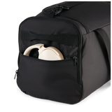 Bolsa PUMA Buzz Medium Sport 091443 negra - Detalle compartimento lateral con zapatillas